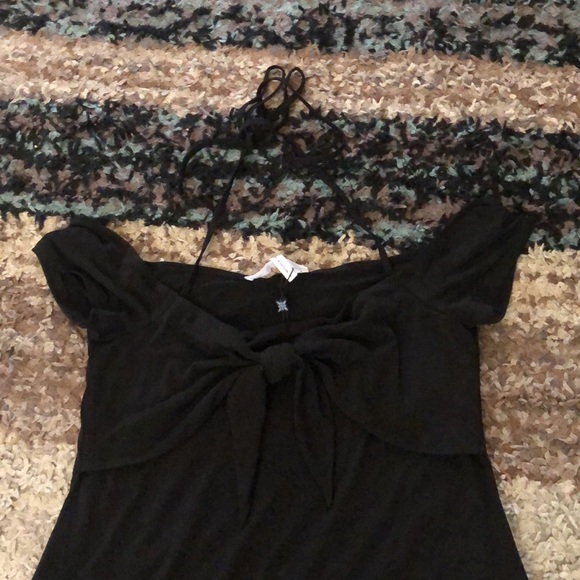 Bcbgeneration size small halter off shoulder top. - Picture 2 of 3